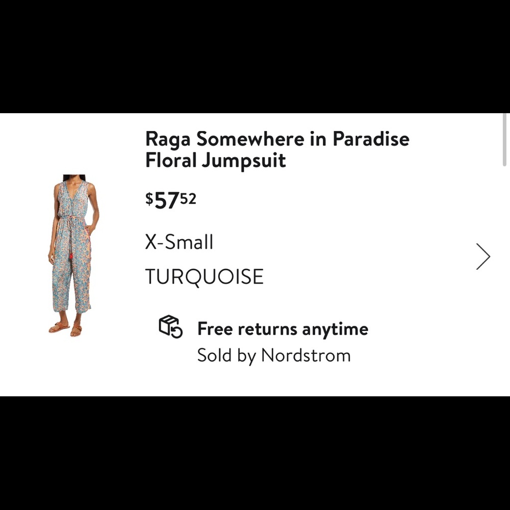 Unique print jumpsuit, soft and flowy, flattering design, great piece!